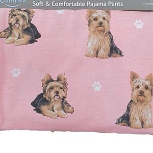 Unisex Yorkie Print Pajama Pants